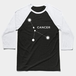 Cancer Zodiac Constellation Sign Shirt Baseball T-Shirt